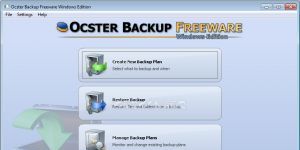 Ocster Backup Freeware 1.99