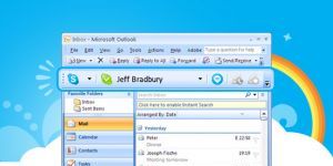 Skype E-posta Araç Çubuğu Beta