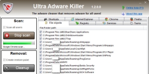 Ultra Adware Killer 4.3.0.0 Ücretsiz İngilizce 762 KB