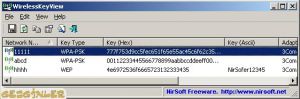 WirelessKeyView 2.00