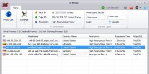 X-Proxy 6.1.0.10 Ücretsiz İngilizce 575 KB