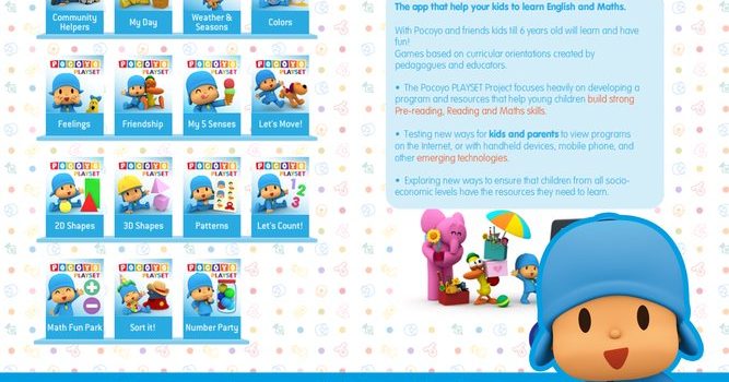 Pocoyo PlaySet Öğrenme Oyunlar MUAYENE