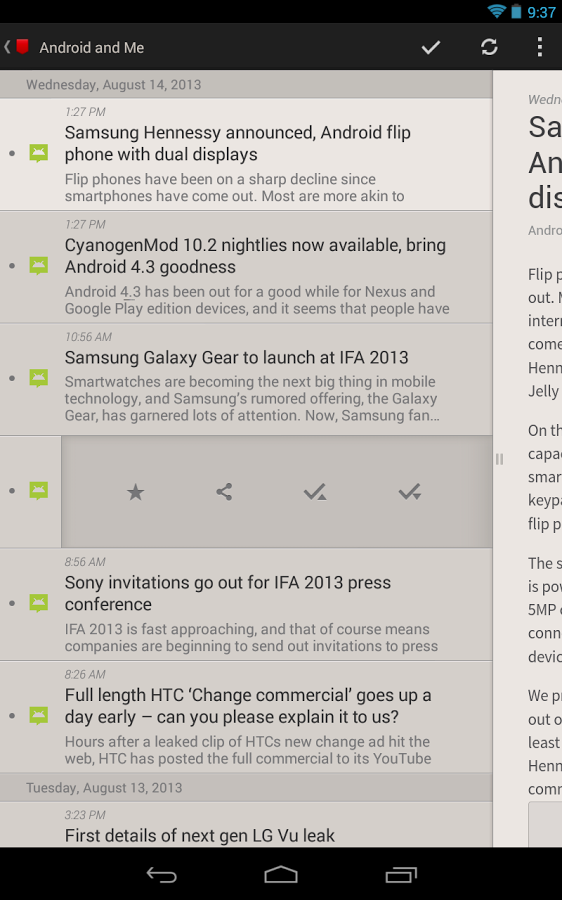 Press (RSS Reader) - screenshot