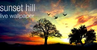 Sunset Hill Pro Live Wallpaper v1.3.12 APK