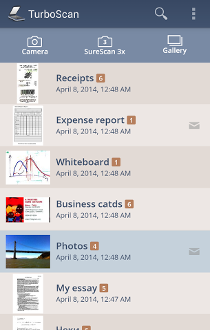 TurboScan: document scanner - screenshot